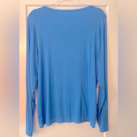 LOFT Ribbed Long Sleeve Scoop Neck Tee - Picture 5 of 6